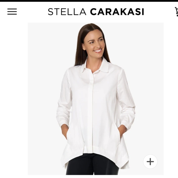 Stella Carakasi Works Every Time Shirt soft white size medium - Picture 2 of 13